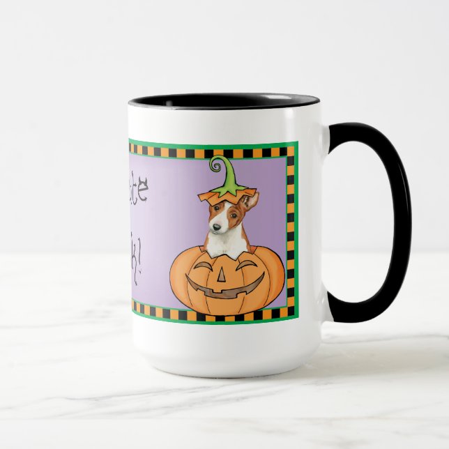 Halloween Basenji Mug (Right)