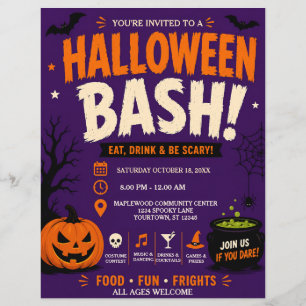 Halloween Bash Flyer