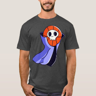 Halloween Basketball Ball Cute Skull T-Shirt