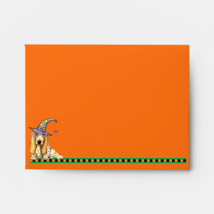 Halloween Basset Hound Envelope