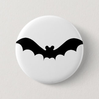 Halloween Bat 6 Cm Round Badge