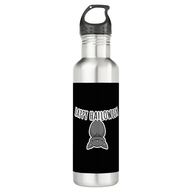 Halloween Bat    710 Ml Water Bottle (Front)