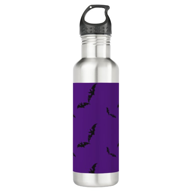 Halloween/bat  710 ml water bottle (Front)