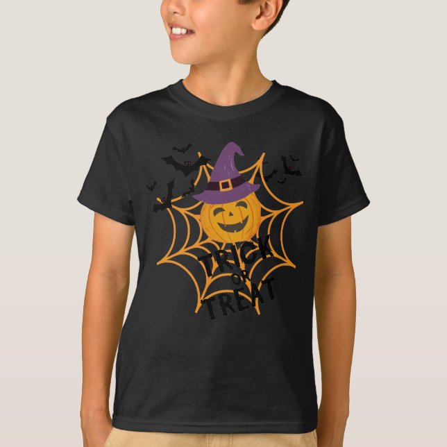 halloween bat attack T-shirt (Front)
