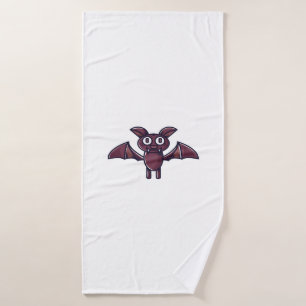 Halloween Bat Bath Towel