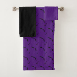 Halloween/bat   bath towel set