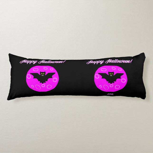 Halloween Bat Body Pillow (Front)