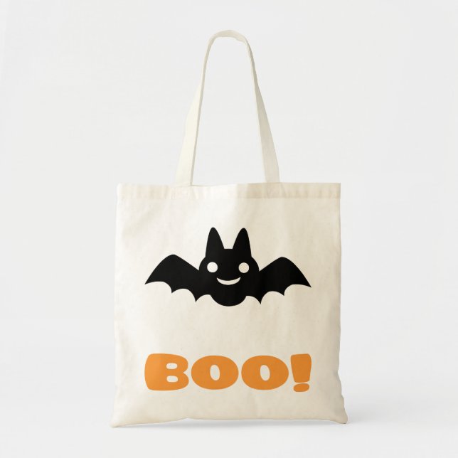 Halloween bat -Boo! Tote Bag (Front)