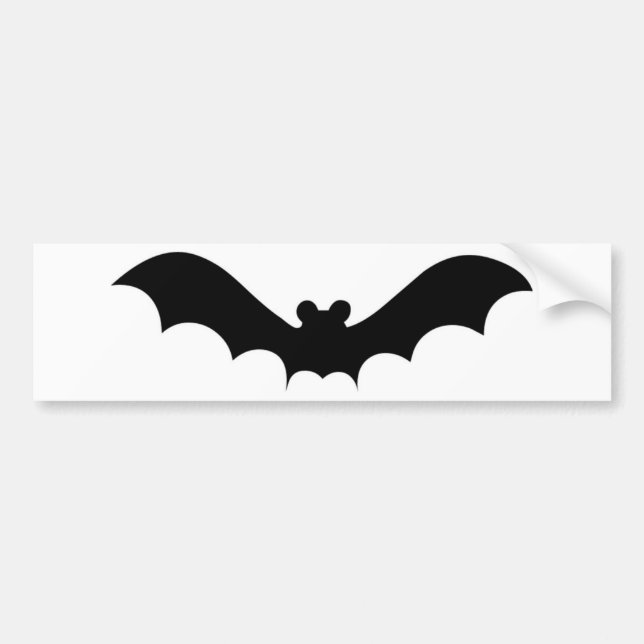 Halloween Bat Bumper Sticker (Front)