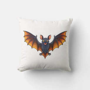 Halloween bat flying cushion