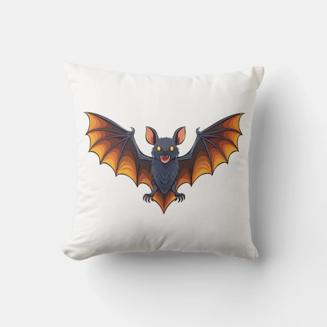 Halloween bat flying cushion (Front)