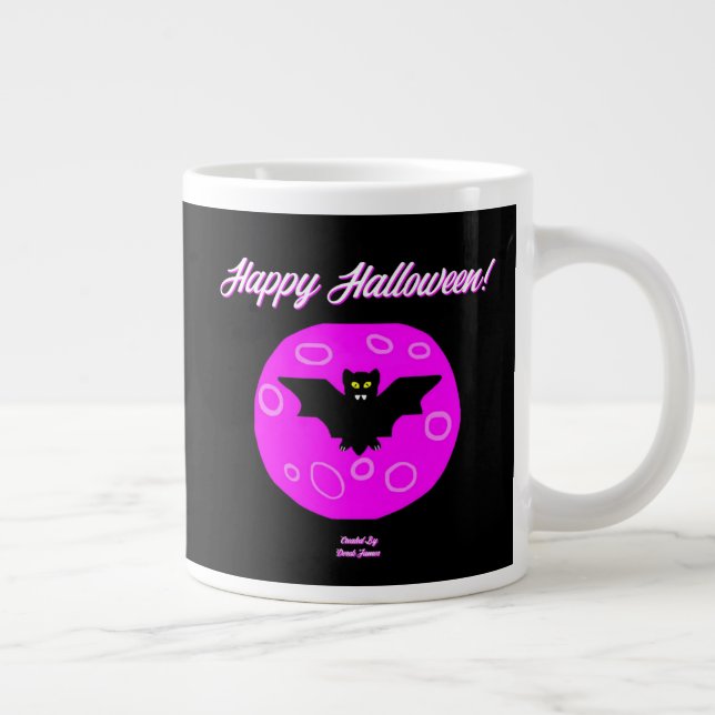 Halloween Bat Jumbo Mug (Right)