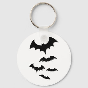 halloween bat key ring