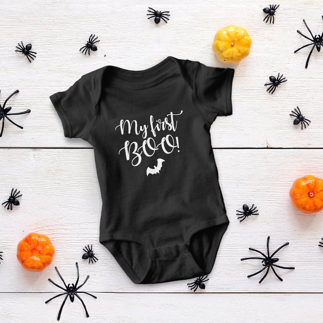 Halloween Bat My First Boo! Baby Bodysuit (Halloween Bat My First Boo! Baby Bodysuit)