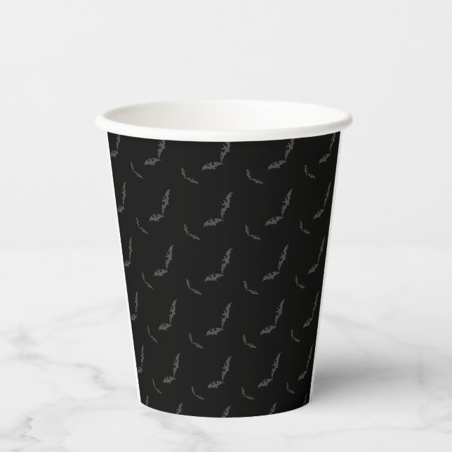 Halloween/bat   paper cups (Front)
