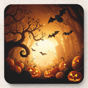 Halloween/Bat/Pumpkin/Fall  Coaster