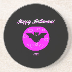 Halloween Bat Sandstone Coaster