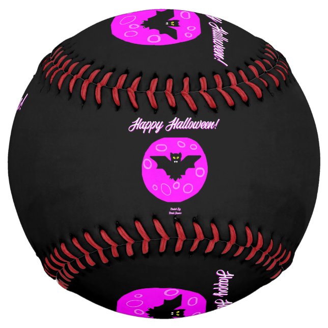 Halloween Bat Softball (Front)