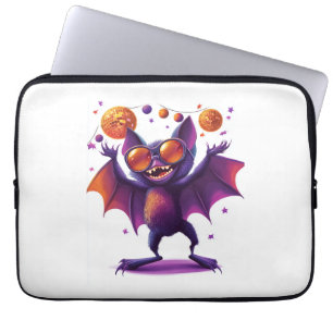 Halloween Bat-tastic Party Laptop Sleeve