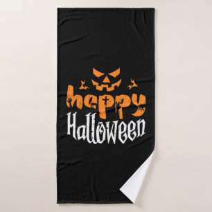 Halloween bath towel