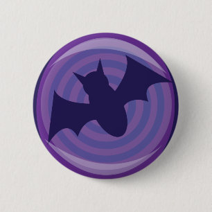 Halloween Bats 6 Cm Round Badge