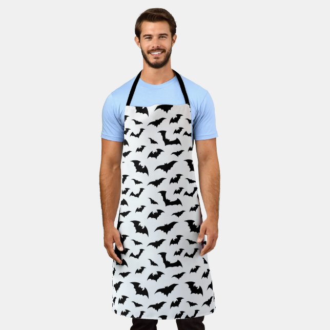 Halloween Bats Apron (Worn)