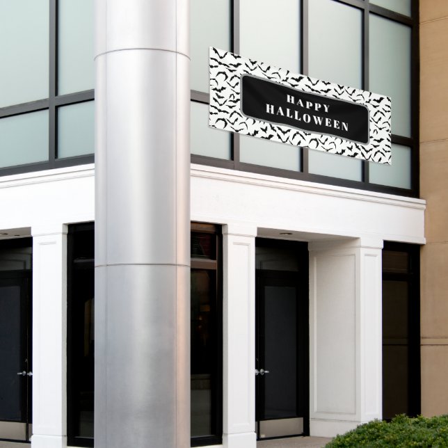 Halloween Bats Banner (Outside Building)