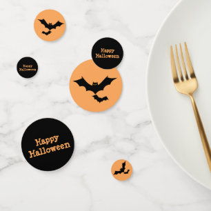 Halloween Bats Design Table Confetti