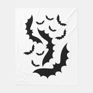 Halloween Bats Fleece Blanket