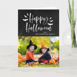 Halloween Bats Halloween Photo Card