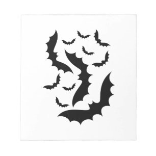 Halloween Bats Notepad