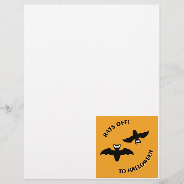 Halloween Bats Orange (Front)