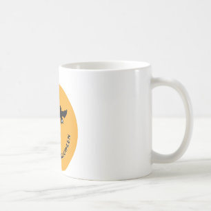 Halloween Bats Orange Coffee Mug