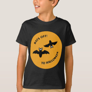 Halloween Bats Orange T-Shirt