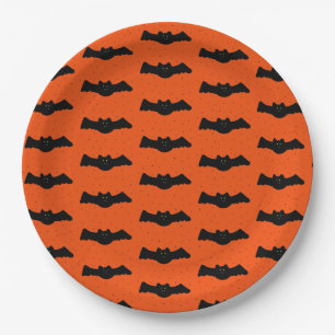 Halloween Bats  Paper Plate