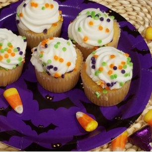 Halloween Bats Paper Plate