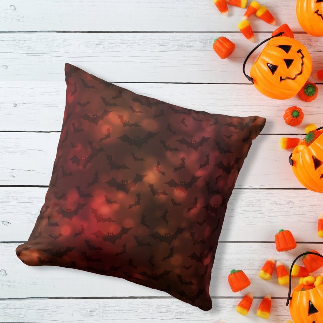 Halloween Bats Pattern Cushion (Creator Uploaded)