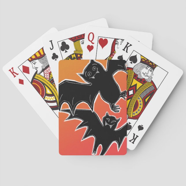 Halloween Bats Playing Cards (Back)