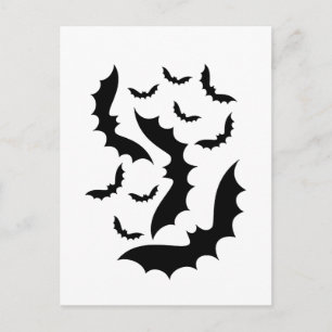 Halloween Bats Postcard