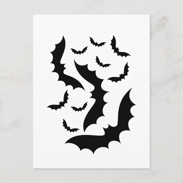 Halloween Bats    Postcard (Front)