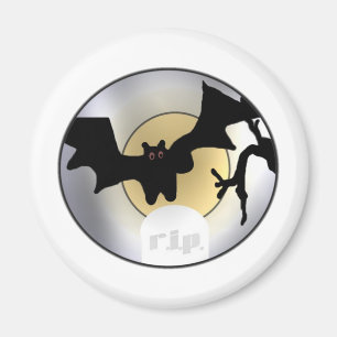 Halloween Bats RIP Magnet