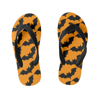 Halloween Bats Screwball Graphics Kid's Thongs