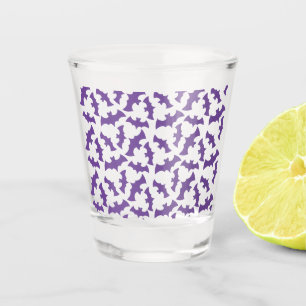 Halloween bats shot glass