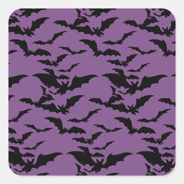 Halloween Bats Sticker (Front)