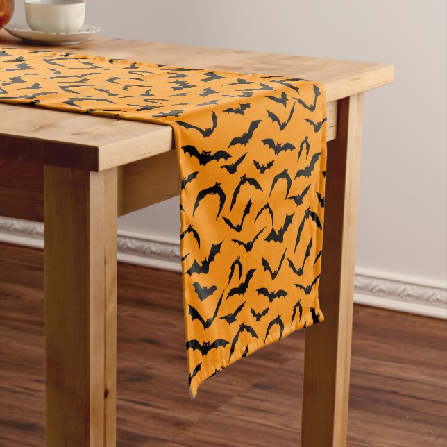 Halloween Bats Table Runner (In Situ)
