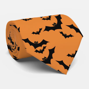 Halloween bats tie
