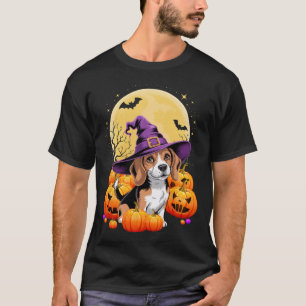 Halloween Beagle Dog Pumpkin Costume For Men Women T-Shirt