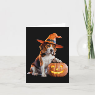 Halloween Beagle For Dog Lovers Charming Costume F Card