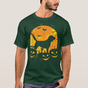 Halloween Beagle Jack O Lantern Dog Pumpkin Funny T-Shirt