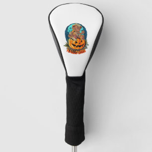 Halloween Bear Killer Golf Head Cover